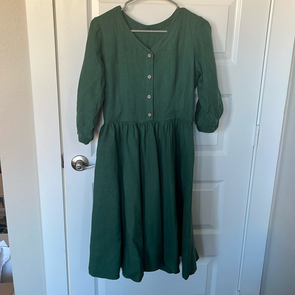 Linen dress little women